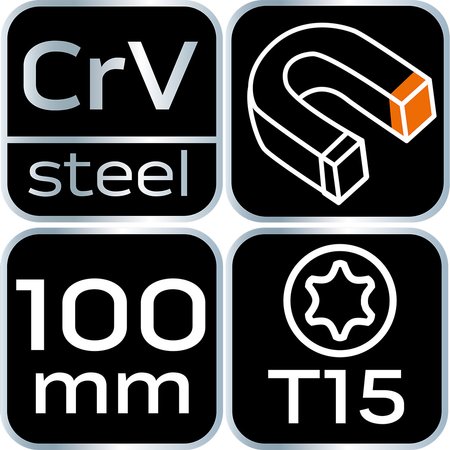 Wkrętak Torx T15 x 100 mm