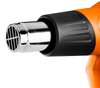 Opalarka 2000W, I: 50ºC, II: 70-600ºC,walizka, wyświetlacz