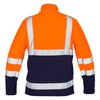 Bluza polarowa ostrzegawcza, pomarańczowa, rozmiar L