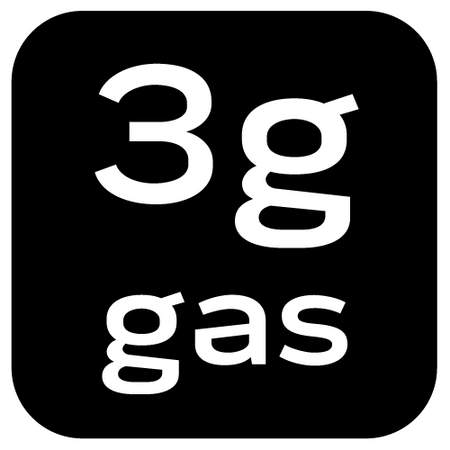 Mikropalnik gazowy z zapłonem piezo, 360st., regulacja płomienia, pojemność 3g