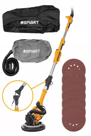 SMART Szlifierka do Gładzi Teleskopowa 02-02601 900W LED 360