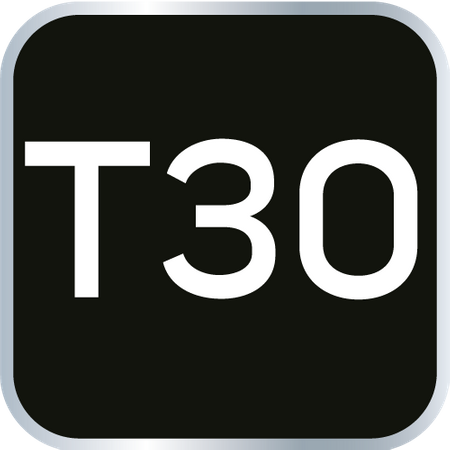 Końcówka Torx na nasadce 1/2", T30 x 55 mm