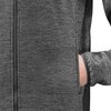 Bluza rozpinana OUTDOOR, pique, szara, rozmiar XL