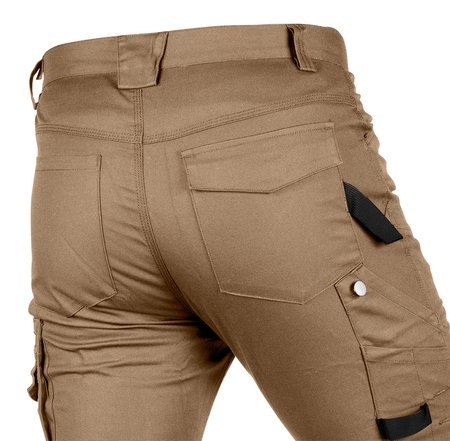 Spodnie robocze Mix&Match, Canvas, brązowe, rozmiar L