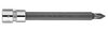 Końcówka wkrętakowa PH1 na nasadce 1/4", długa, 87 mm