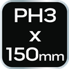 Wkrętak krzyżowy 1000V, PH3 x 150 mm