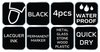 Marker budowlany gruby, czarny, permanentny, wodoodporny, lakierowy, aluminiowy, 4 szt