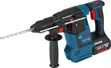 Bosch GBH 18V-26 F Młot udarowo-obrotowy akumulatorowy SDS plus 18V (2x ProCORE18V 5.5Ah, GAL 1880CV, GDE 18V-16, L-BOXX 238)