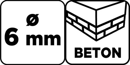 Wiertło do betonu 6 x 200 mm