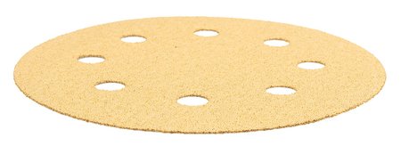 Papier ścierny na rzep 180 mm, K80, 5 szt., z 8 otworami do szlifierki 59G263