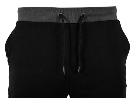 Spodnie dresowe COMFORT, szaro-czarne, rozmiar L