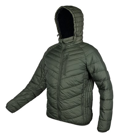 Kurtka Mix&Match, pikowana, puchowa, lekka, oliwkowo-czarna, rozmiar XXL