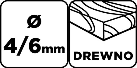 Wiertło do konfirmatów 4/6 mm