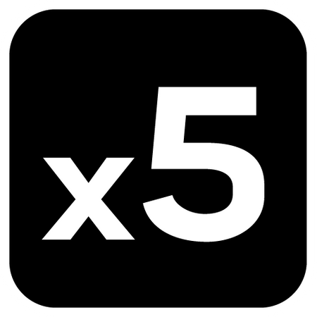 Papiery ścierne na rzep, kwadrat 113 x 113 mm, P80, 5 szt., z 8 otworami do 04-623