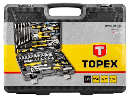 Zestaw narzędzi, 56 szt.