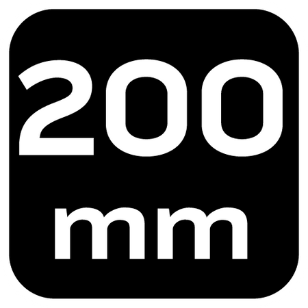 Szczypce wydłużone wygięte 200 mm