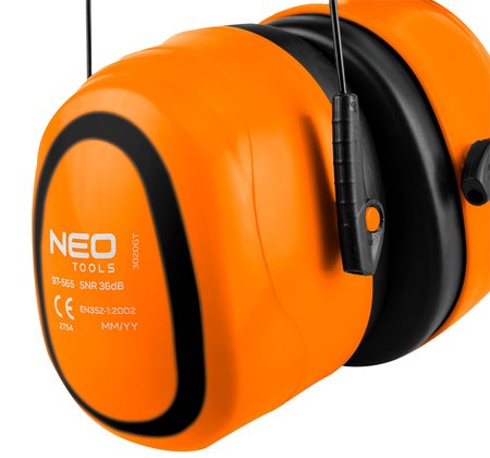 Nauszniki przeciwhałasowe, SNR 36dB, CE