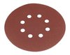 Krążki ścierne na rzep 150 mm, P100, 5 szt., z 8 otworami