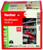 Fischer Kołek Uniwersalny DuoPower 8x40 S z Wkrętem (50 szt.) 535460