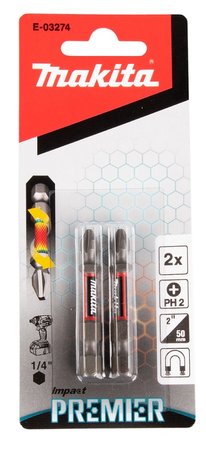 KOŃCÓWKA MAGNETYCZNA DO WKRĘTAKA, GROT, PH2-50MM IG 2SZT