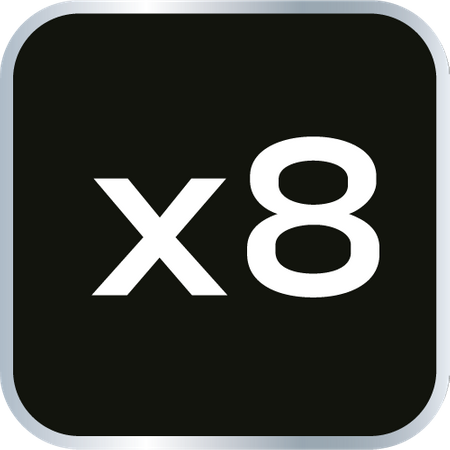 Klucze udarowe Torx 1/2", zestaw 8 szt.