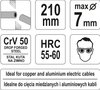 SZCZYPCE DO CIĘCIA PRZEWODÓW 210MM MAX.7MM