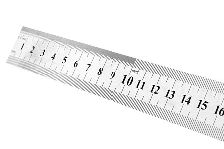 Przymiar liniowy 50 cm, stal nierdzewna