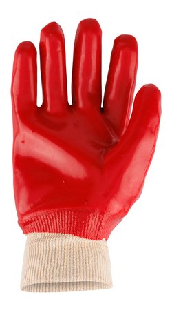 Rękawice robocze, bawełna pokryta w całości PVC, 3121X, rozmiar 10