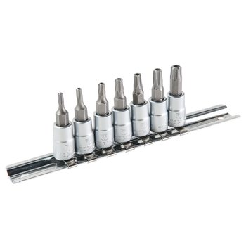 Końcówki Torx na nasadce 35 mm, zestaw 7 szt.