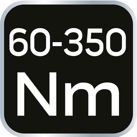 Klucz dynamometryczny 1/2", 60-350 Nm