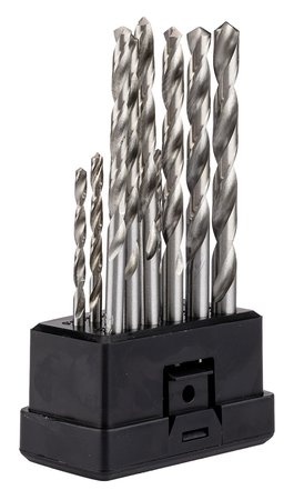 Wiertła do metalu HSS-G, 1.5 - 6.5 mm, zestaw 13 szt.