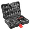 Zestaw kluczy nasadowych 1/4" 49 szt.