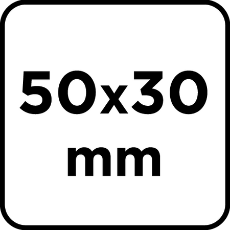 Ściernica listkowa trzpieniowa 50 x 30 x 6 mm, P60