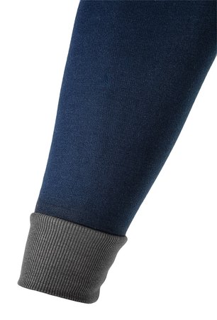 Bluza rozpinana z kapturem COMFORT, granatowa, rozmiar XXXL