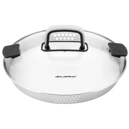 Komplet garnków nierdzewnych Smart 1,5 l i 2 l i 2,5 l 4,5 l + szklanki termiczne  Malachit 250 m + zestaw noży Verio Carf