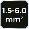 Szczypce do zaciskania końcówek 1.5-6 mm2 (23-13 AWG), 140 mm