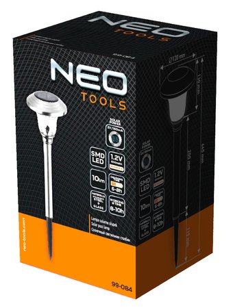 Lampa solarna słupek SMD LED 10 lm