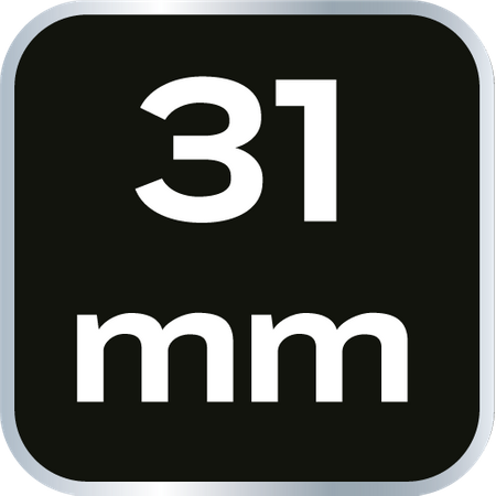 Nasadka sześciokątna 1/2", 31 mm