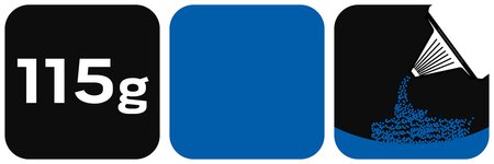 Kreda do trasowania 115 g, niebieska