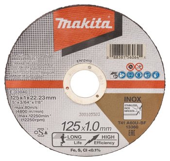 TARCZA TNĄCA 125*1*22MM EXTRA CIENKA