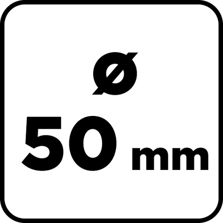 Szczotka nylonowa tarczowa 50 mm, z trzpieniem 6 mm