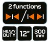 Ścisk automatyczny heavy duty 12"/300