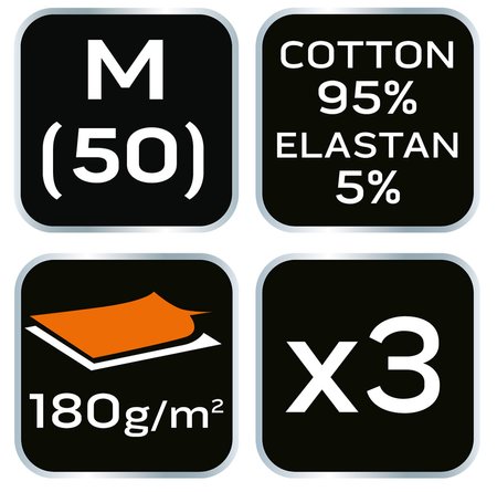 Bokserki basic, 3-pack, rozmiar M