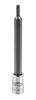Końcówka TORX TX15 na nasadce 1/4", długa, 87 mm