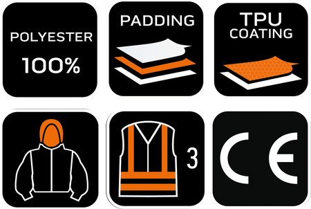 Kurtka robocza ostrzegawcza, lekko ocieplana, bomberka, żółta, rozmiar M