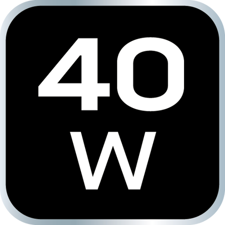 Pistolet klejowy 11 mm, 40W + 24 wkłady klejowe