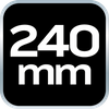 Szczypce do rur 240 mm, zakres 0-52 mm szybkonastawne