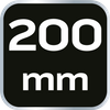 Szczypce wydłużone proste 200 mm 1000V, CrV, polerowane