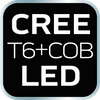 Latarka akumulatorowa USB 800 lm 2 w 1 CREE T6 LED