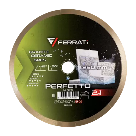 Ferrati PERFETTO 2in1 tarcza diamentowa tnąca 250mm